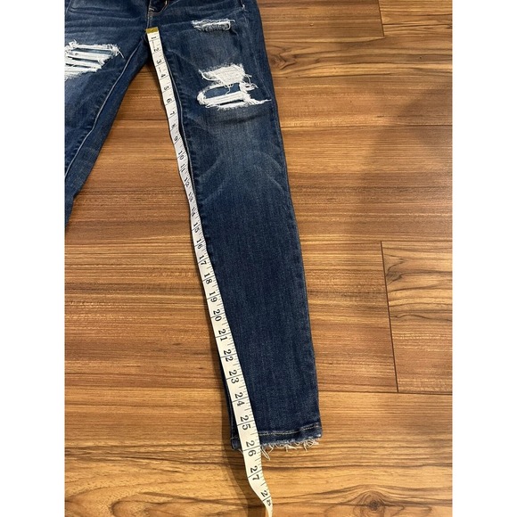 American Eagle Jeans Women's Size 0 Short Stretch Skinny Jeggins Denim - Picture 10 of 12